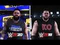 WWE 2K20 vs WWE 2K19: Kevin Owens Entrance Comparison (Official Entrance)