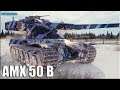 Боец Молодец 10к урона ✅ World of Tanks AMX 50 B лучший бой