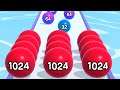 Ball Run 2048 π΄π΅π‘ NEW UPDATE All Levels Gameplay Walkthrough Android, iOS MAX LEVELS