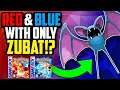 CAN YOU BEAT POKÉMON RED/BLUE WITH ONLY A ZUBAT!? (No Items In Battle Challenge)