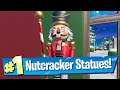 Destroy Nutcracker Statues Locations - Fortnite (Operation Snowdown Quest)