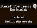Dwarf Fortress Tiny Tutorials: Checklist or how do I even start?