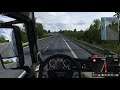 Euro Truck Sim 2: NO Police Cars were Crashed!! :) [CONVOY GAMEPLAY]