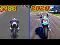 Evolution of MotoGP Games ( 1986-2020 )