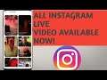 How To Find All Live Video On Instagram 2022