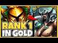 I TOOK MY TRYNDAMERE INTO GOLD FOR THE FIRST TIME! RANK 1 TRYND VS ELO HELL - League of Legends