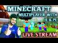 LIVE MINECRAFT MULTIPLAYER | JAWA & POCKET EDITION BOTH CAN JOIN | ROAD TO 1.4K SUBSCRIBERS