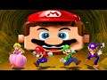 Mario Party Series - The Best Racing Minigames - Mario vs Peach vs Luigi vs Waluigi