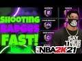 NBA 2K21 NEXT GEN SHOOTING BADGE METHOD! FASTEST METHOD! MAX SHOOTING BADGES IN ONE DAY BEST METHOD
