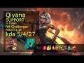 Qiyana Support & Singed vs Thresh & Draven - NA Challenger 5/4/27 Patch 11.18 Gameplay