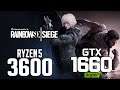 Rainbow Six Siege on Ryzen 5 3600 + GTX 1660 SUPER 1080p, 1440p benchmarks!