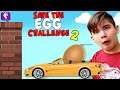 SAVE the EGG in a BRICK Car Challenge with HobbyFamily