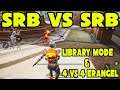 SRB Vs SRB - Library Mode - 4 Vs 4 Erangel  Match SRB Zeus,90'sGamer, Vijay VS Vichu,Rockie,Yugi