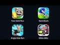 Talking Tom Gold Run, Sonic Dash, Super Slime Blitz, Angry Gran Run (iOS Gameplay)