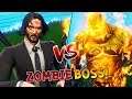 จอห์นวิค vs บอสซอมบี้!! | FORTNITE *NEW* HORDE RUSH BOSS!!