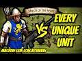 20x FASTER SHOOTING LONGBOWMAN vs EVERY UNIQUE UNIT | AoE II: Definitive Edition