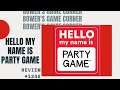 Bower's Game Corner #1242: Hello My Name Is Party Game Review *The Name That Person Party Game*