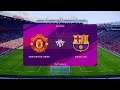 eFootball PES 2020 PS4 1080p HD - Partido selección al azar Manchester United vs FC Barcelona