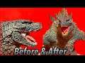 Fixing the messy mouth/Teeth on Godzilla 2021 Sofvics The Before & After. 😱