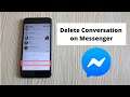 How to Delete Conversations on Messenger Mobile (2020)