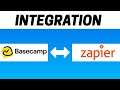 How to Integrate Basecamp  with Zapier