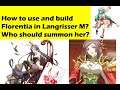 How to use and build Florentia in Langrisser M. Reasons to summon her