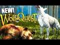 I GRABBED A BABY ELK FROM THE HERD! Play As Wolf Animal Simulator - WolfQuest: Anniversary Edition