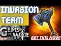 Invasion Event Team | Gems of War Event Guide | Divine team w/ fist of heaven for all rewards