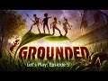 Let's Play Grounded Episode 5 acorn armour, chopping spider web, juice jump puzzle