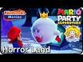 Mario Party Superstars: Horror Land (3 players, Mario vs Peach vs Yoshi vs Wario)