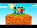 Minecraft Sky Block BUT Everything Is LAVA!