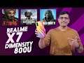 Realme X7 5G Gaming Test - PUBG COD FAU-G Game Settings, Heating Check, Lags, Issues Dimensity 800U