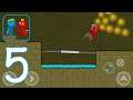 Red and Blue Stickman : Animation Parkour‏‏‏‏‏ Gameplay Walkthrough Part 5 (Android,IOS)