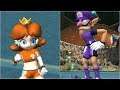 Super Mario Strikers - Daisy vs Waluigi - GameCube Gameplay (4K60fps)