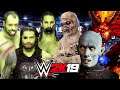 TEAM HALLOWEEN vs THE UNDEAD SHIELD (HALLOWEEN SPECIAL) WWE 2K19 RETURNS