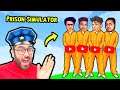 😂 YOUTUBERS in JAIL 😂 | Prison Simulator 👮 | Funny Moments 😂 | Hitesh KS