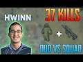 BEST AUG + Ghillie | Hwinn &  DrasseL 37 kills win Duo vs Squad | Pubg Highlights Top 1 #309