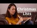 Christmas Lists