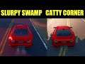 Drive a car from slurpy swamp to catty corner without getting out - Fortnite Challenge Guide