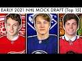 EARLY 2021 NHL MOCK DRAFT! (TOP 15 Prospect Rankings & Raty/Hughes/Sabres/Red Wings/Blackhawks Talk)