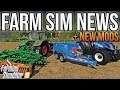 FARM SIM NEWS! | New Mods Out Now + Mods In Testing (FS19)