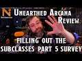 Filling Out the Subclasses Part 5 Unearthed Arcana Survey | Nerd Immersion