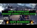HOW TO DOWNLOAD MODERN COMBAT 4 APK+DATA 2020