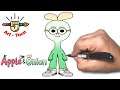 how to draw Onion from apple and onion step by step