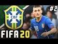 INSANE WORLD CUP DRAMA!! BRAZIL VS ITALY!! - FIFA 20 Brazil Career Mode EP2