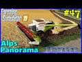 Let's Play FS19, Alps Panorama With Seasons #47: Harvest With Claas Lexion 8900!