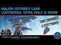 MASSIVE Odyssey leak - GAME CHANGING! Lootboxes, Open Only, Weapon & Shield Nerf (April Fools!!)