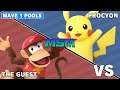 Offline MSM 242 - The Guest (Diddy Kong) VS Procyon (Pikachu) Wave 1 Pools