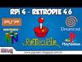 Raspberry Pi 4 - SAIU a RetroPie Buster 4.6 OFICIAL (Testes com Dreamcast, PSP, NDS, N64 e PS1)
