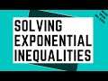 Solving Exponential Inequalities